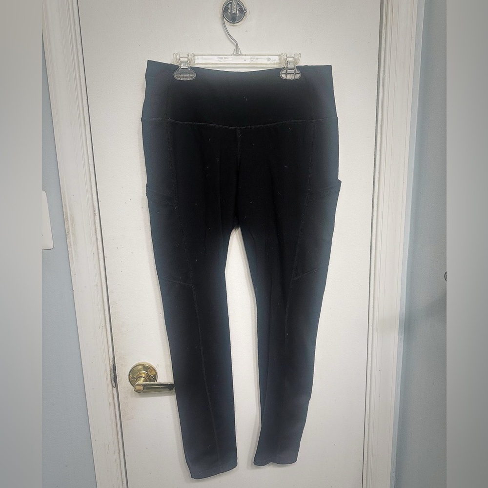 TORRID Black Full Length Active Leggings with Side Pockets